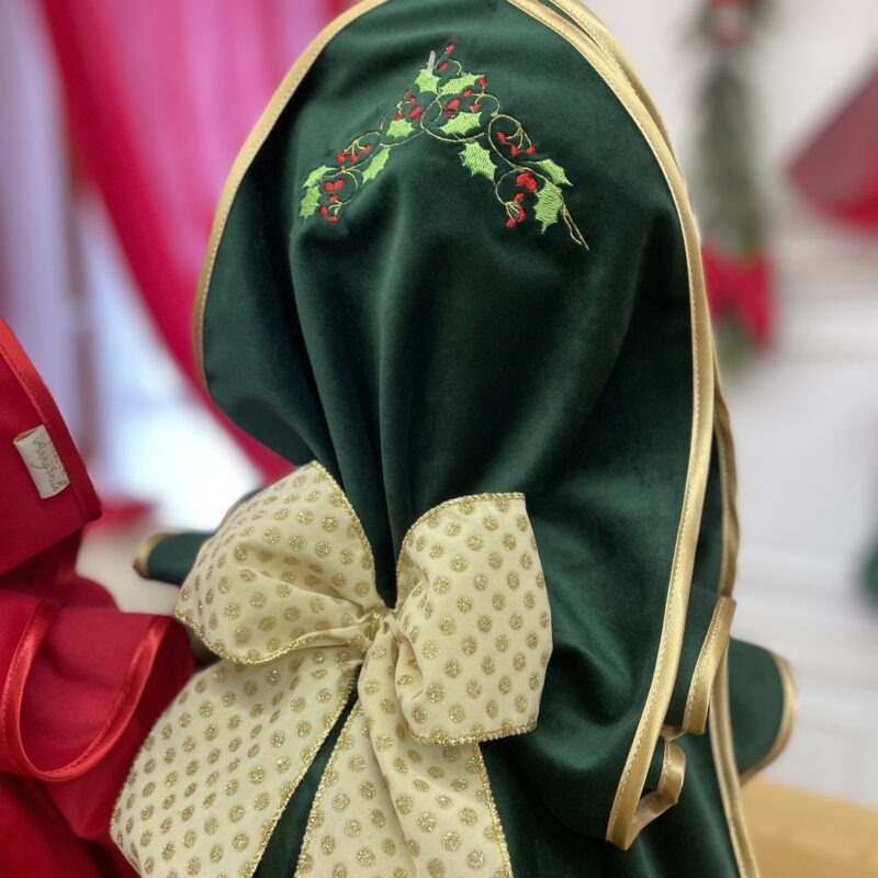 Panettone con centrotavola in velluto - immagine 3