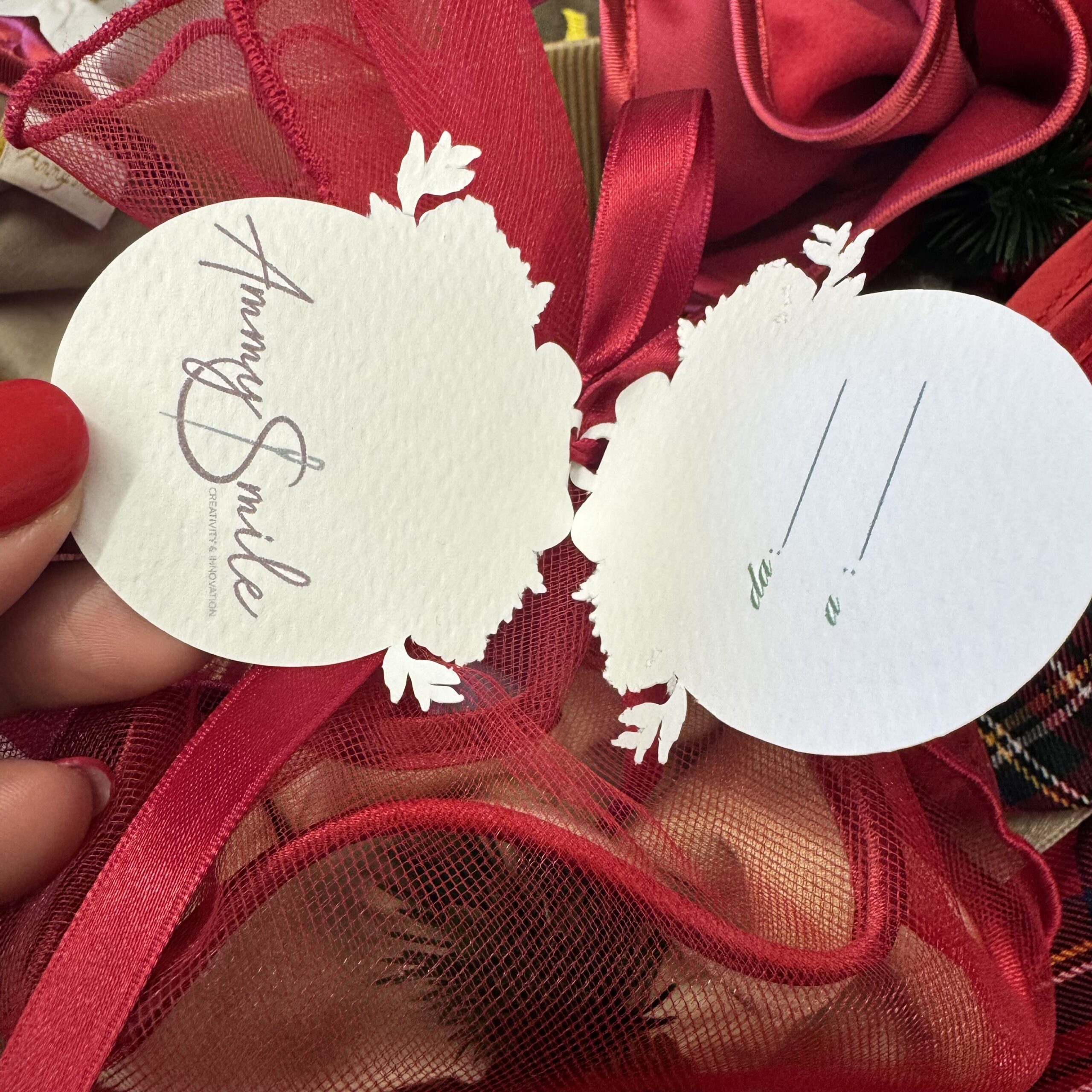 La Palla di Benedetta – Decorazione natalizia artigianale personalizzabile - immagine 6