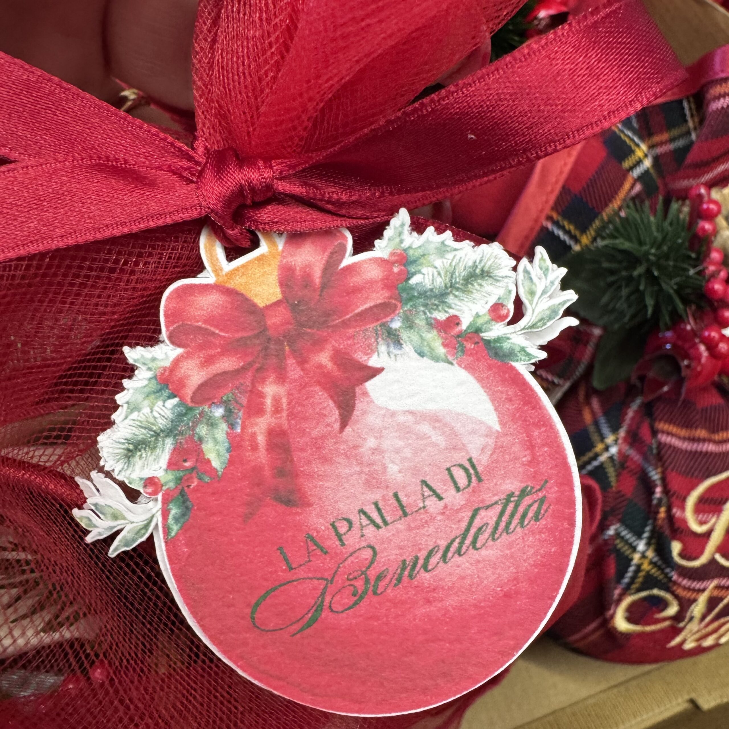 La Palla di Benedetta – Decorazione natalizia artigianale personalizzabile - immagine 5