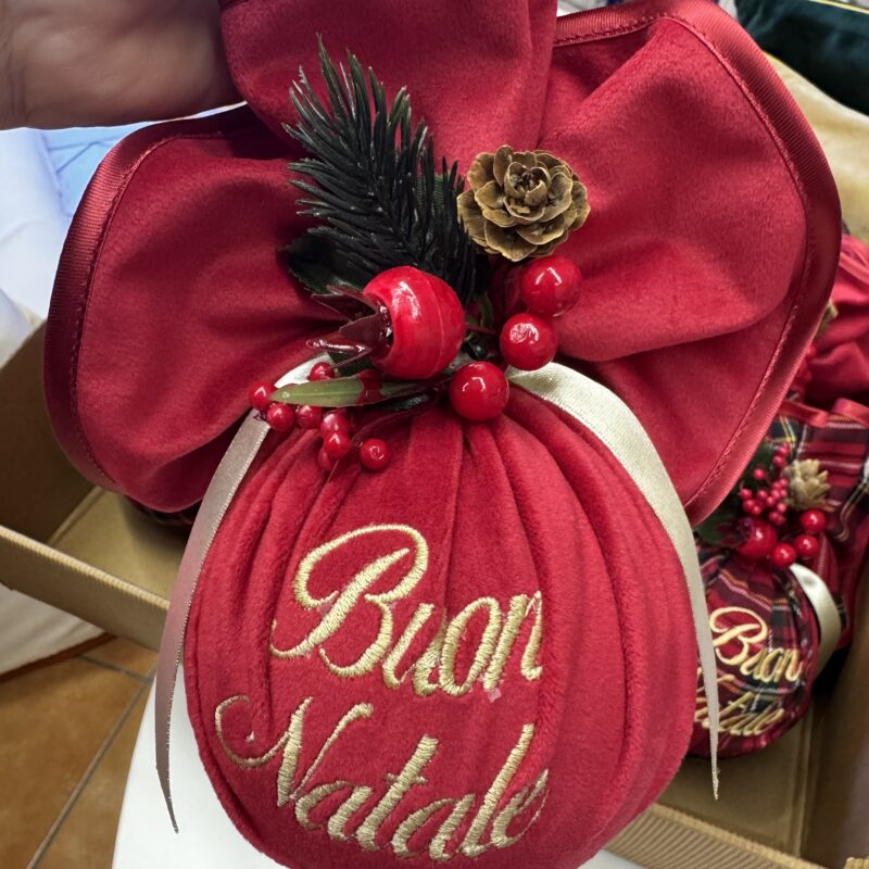 La Palla di Benedetta – Decorazione natalizia artigianale personalizzabile