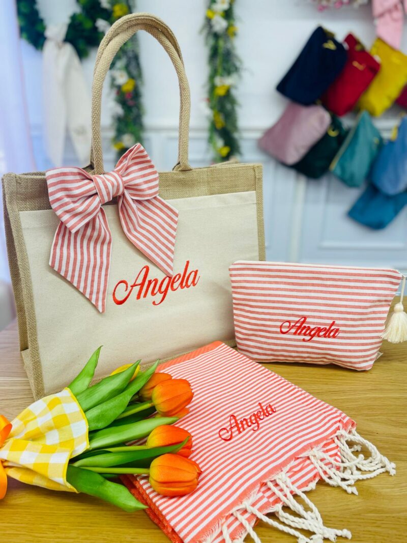 Set Mare personalizzato-Borsa, Pochette e Telo coordinati - immagine 3