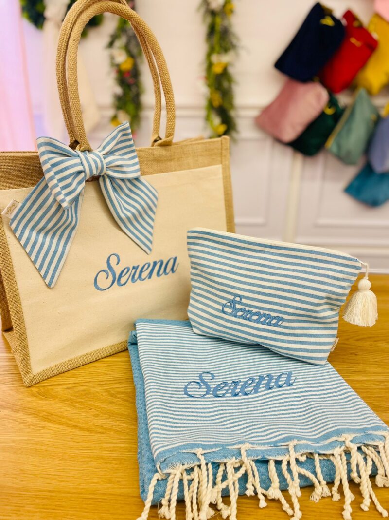 Set Mare personalizzato-Borsa, Pochette e Telo coordinati - immagine 4