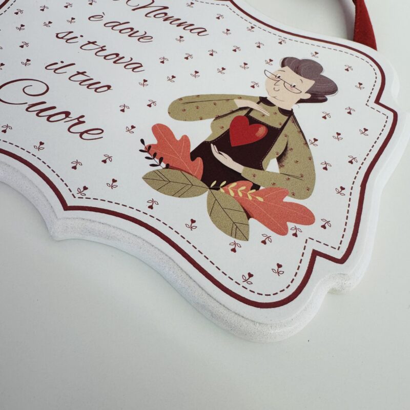 Targhetta in legno Festa dei Nonni – Frasi Decorative da Appendere - immagine 3