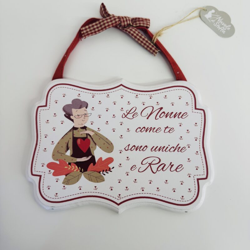 Targhetta in legno Festa dei Nonni – Frasi Decorative da Appendere - immagine 4
