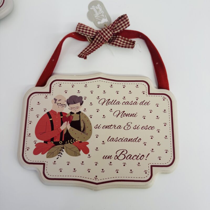 Targhetta in legno Festa dei Nonni – Frasi Decorative da Appendere - immagine 6
