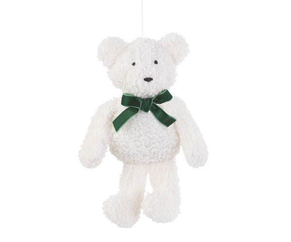 Orsetto bianco con fiocchetto