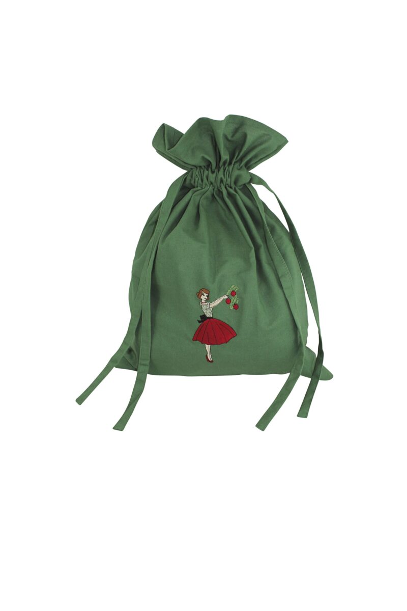 Sacco portadoni con ricamo Peggy Linea Lavilla Home