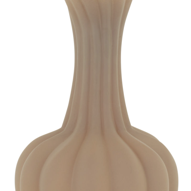 Vaso in vetro marrone