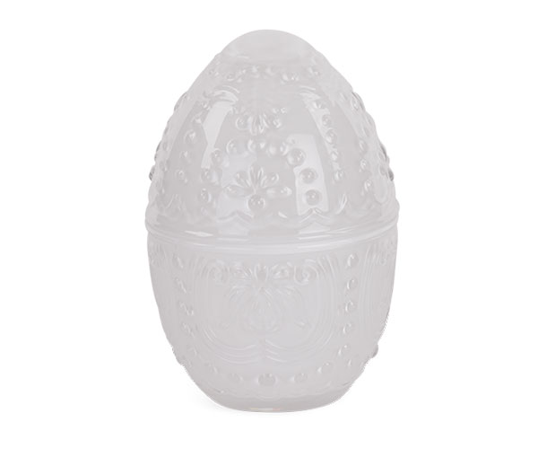 Uovo contenitore bianco