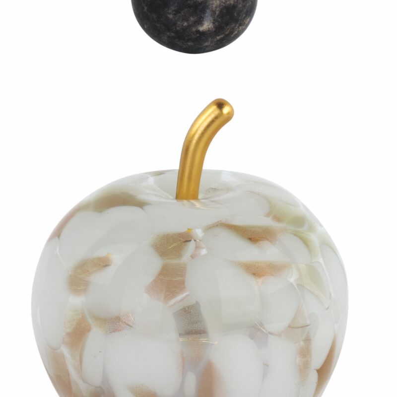 Mela bianca/rame con led