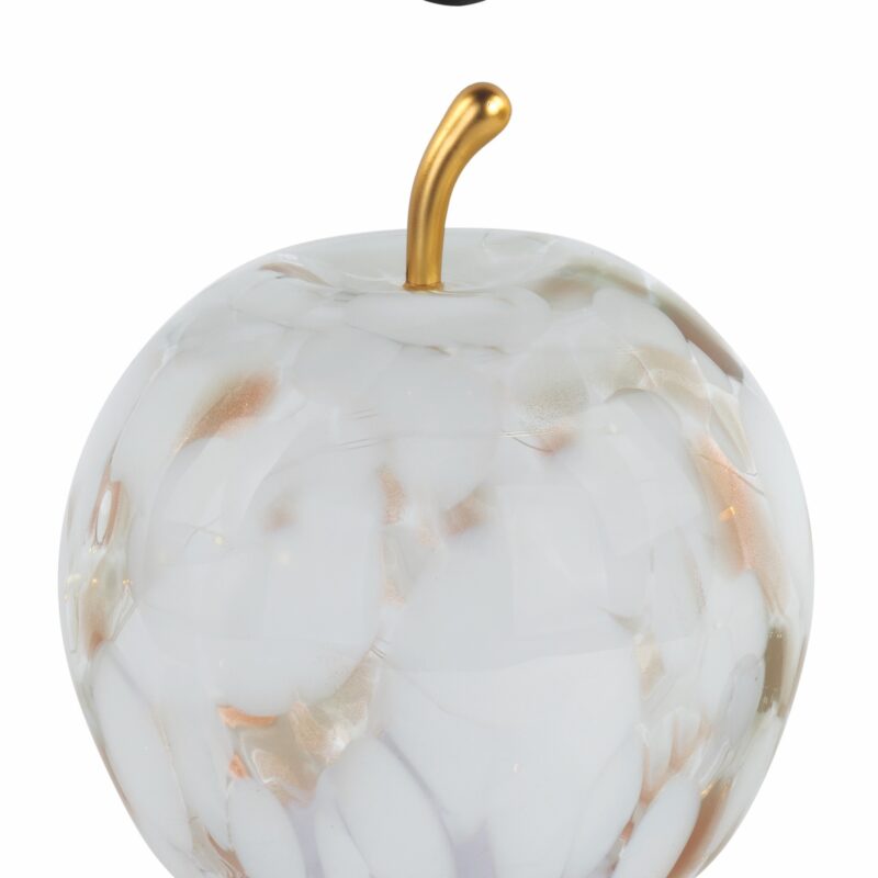 Mela bianca/rame con led