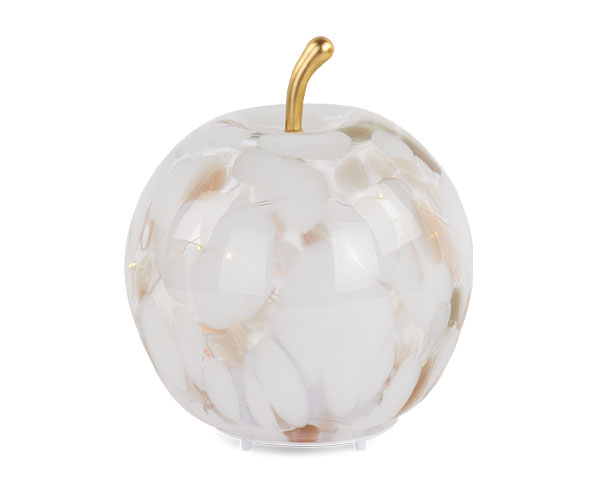 Mela bianca/rame con led