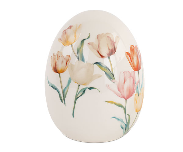 Uovo Spring Tulips da appoggio
