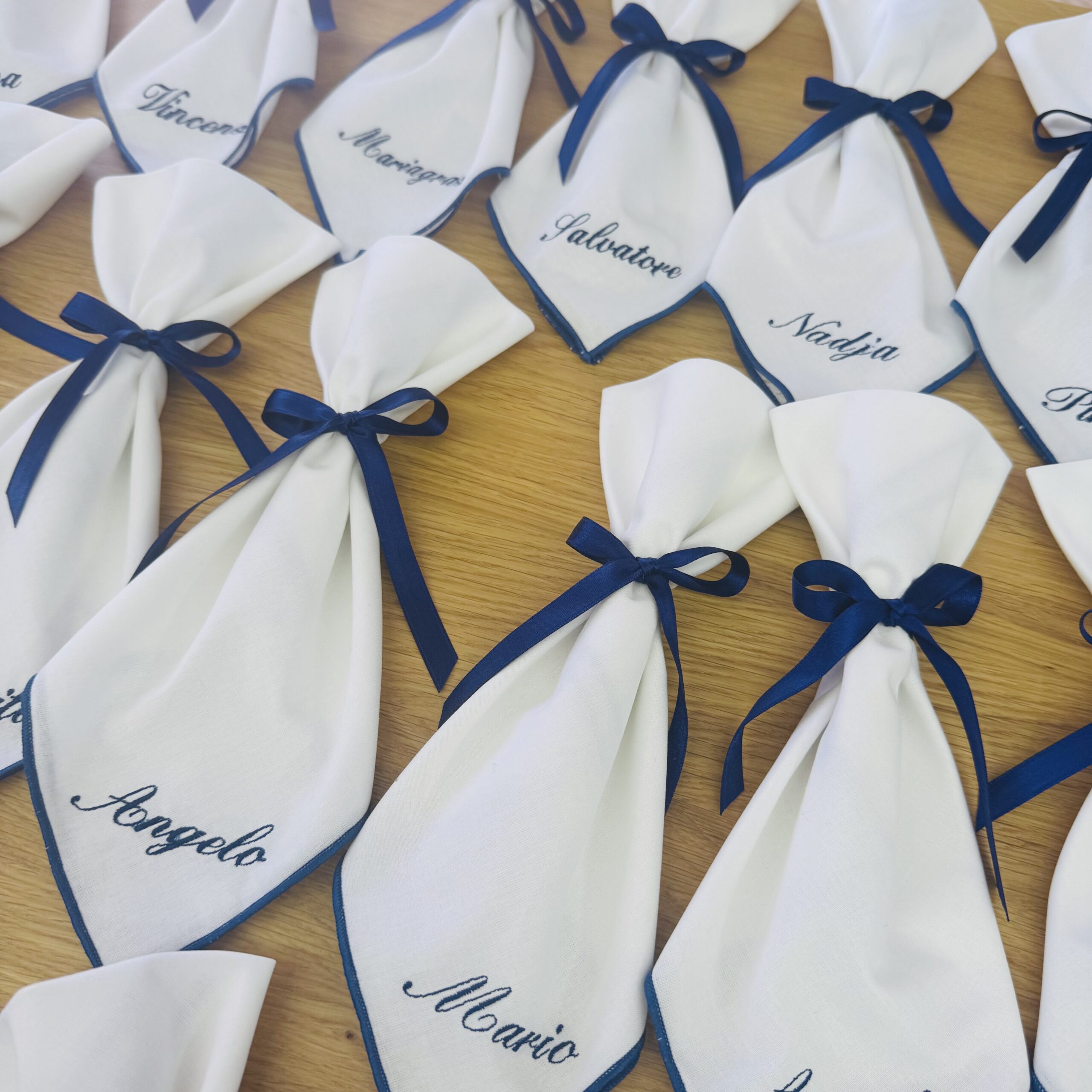 Segnaposto tovagliolo sartoriale personalizzato - immagine 5