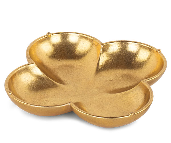 Svuotatasche quadrifoglio oro D.25