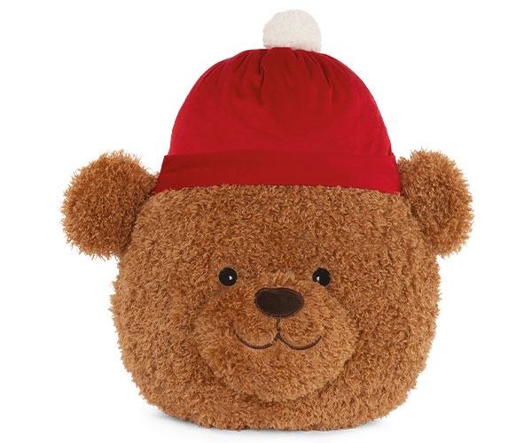 Cuscino Orsetto Bouclé marrone