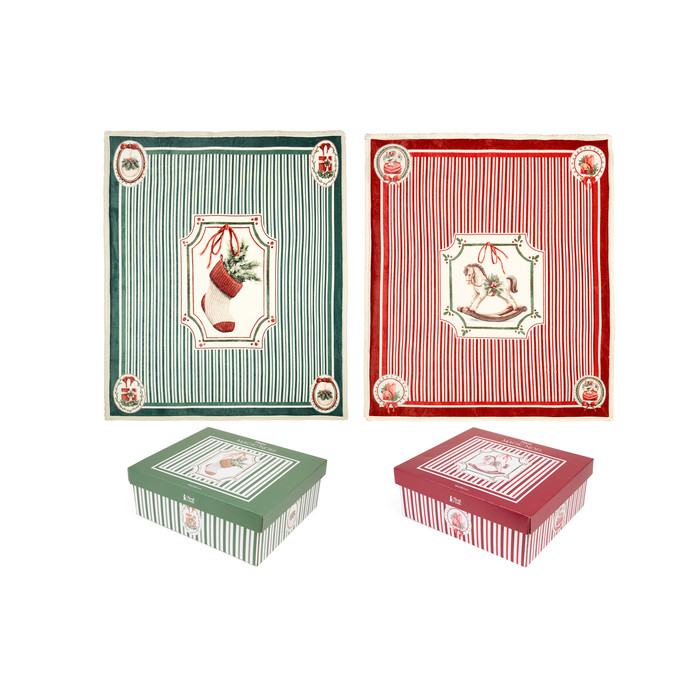 Plaid con Giftbox Magic Noel