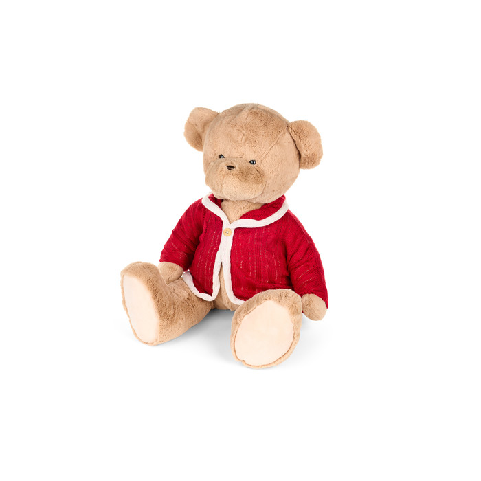 Peluche Orso con Giacca Rossa 40cm